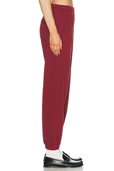 Sporty And Rich Soho Sweatpant In Burgundy