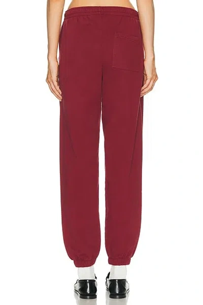 Sporty And Rich Soho Sweatpant In Burgundy
