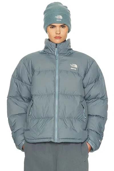 The North Face X Skims 1996 Nuptse Jacket In Blue