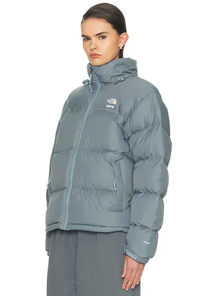 The North Face X Skims 1996 Nuptse Jacket In Blue