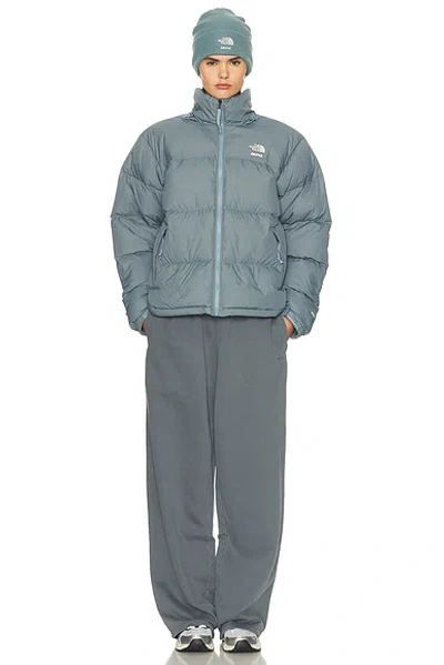 The North Face X Skims 1996 Nuptse Jacket In Blue