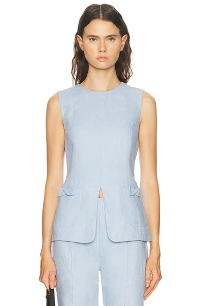 Posse Harper Vest In Blue
