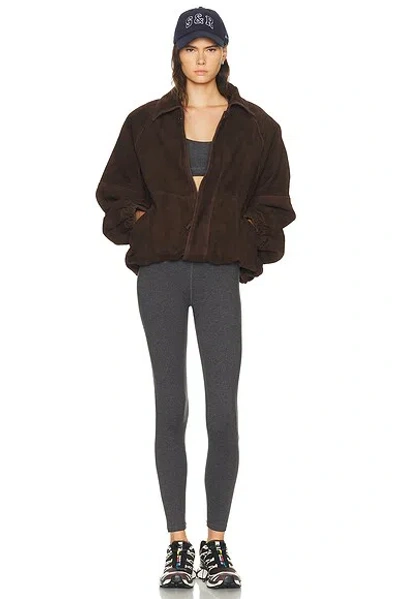 The Upside Moondance Racerback Vala Bra In Gray