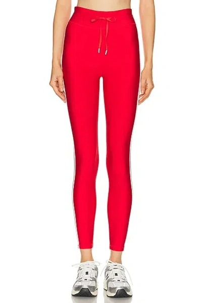 The Upside Oxford 25 Midi Legging In Red