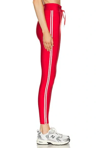 The Upside Oxford 25 Midi Legging In Red