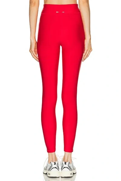 The Upside Oxford 25 Midi Legging In Red