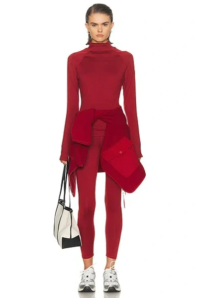 Varley Always Warm Base Layer 25 Legging In Red