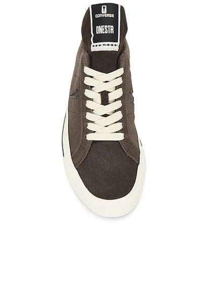 Rick Owens Drkshdw Rick Owens Converse X Drkshdw One Star Low Top 7809 Dark Dust In Brown