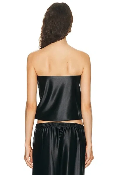Alexander Wang Strapless Bubble Top In Black