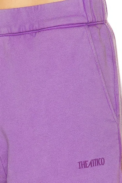 Attico Sweatpant In Purple