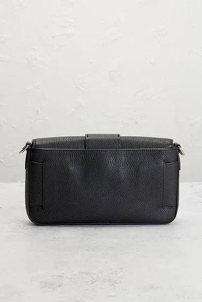 Pre-owned Fendi Selleria Baguette Shoulder Bag In Black