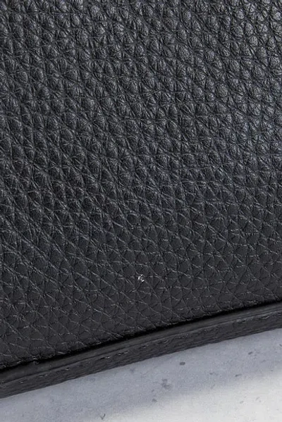 Pre-owned Fendi Selleria Baguette Shoulder Bag In Black