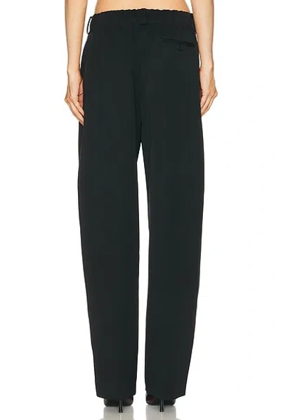 Givenchy Double Pleated Low Waist Pant In Black