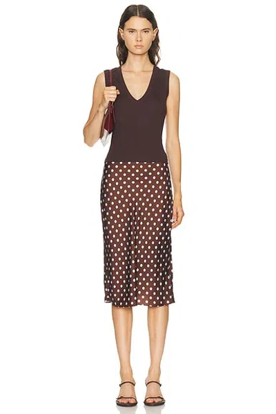 Flore Flore Dewi Tank Top In Brown