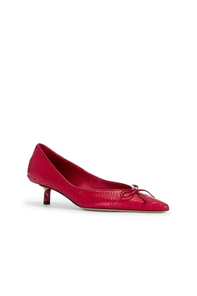 Jacquemus Les Escarpins Tourini B In Red