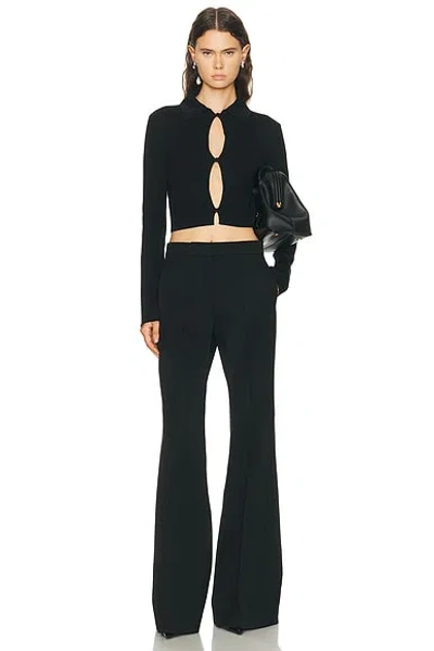 Jil Sander Wide Leg Trouser In Black