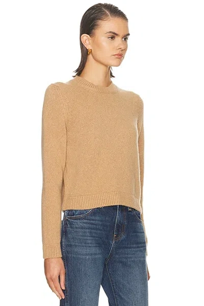 Khaite Leta Cashmere Crewneck Sweater In Nude
