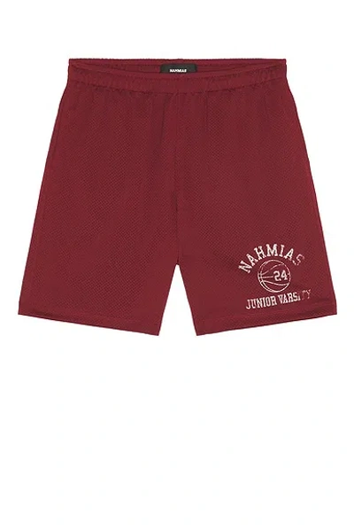 Nahmias Varsity Baggy P.e. Short In Brown