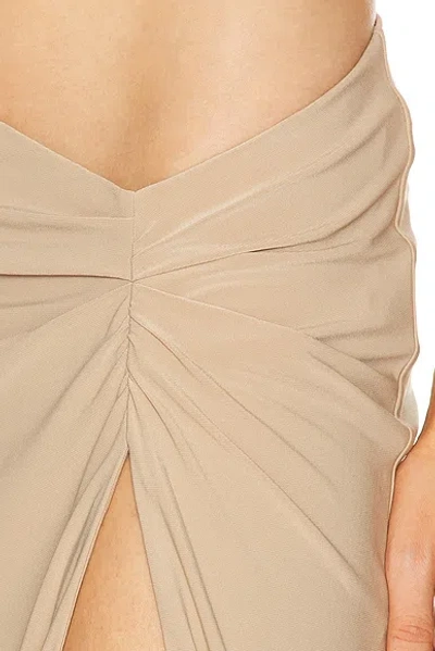 May Mashiah Ava Skirt In Brown