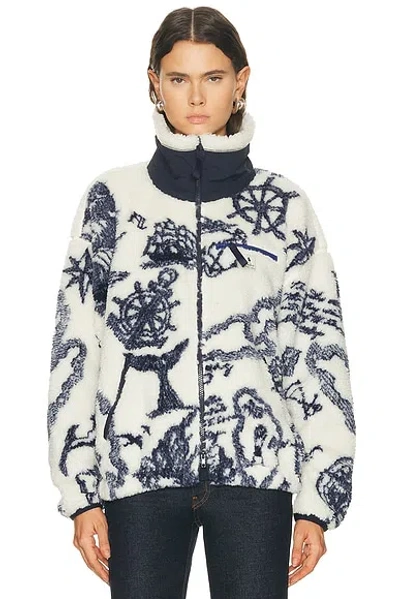 Polo Ralph Lauren Zip Up Fleece Jacket In Blue