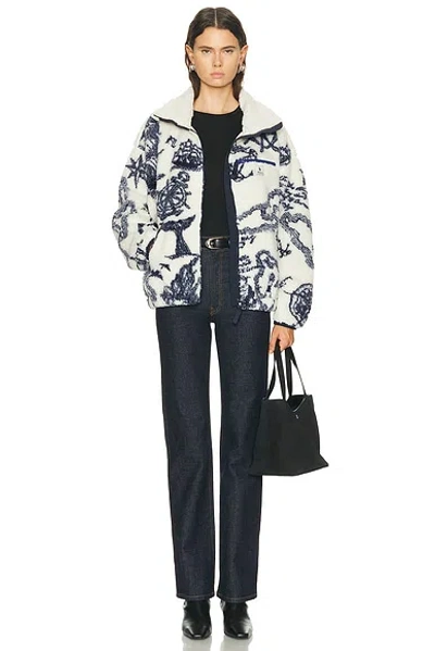 Polo Ralph Lauren Zip Up Fleece Jacket In Blue