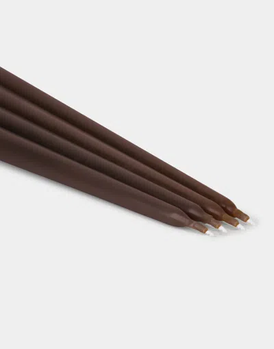 Herno Habita Set Of 4 Long Candles In White