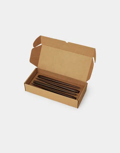 Herno Habita Set Of 4 Long Candles In White