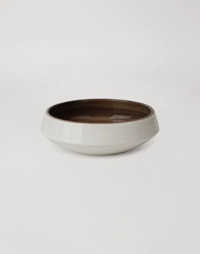 Herno Habita Versatile Ceramic Bowl - Small In Brown