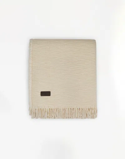 Herno Habita Bouclé Blanket In Brown