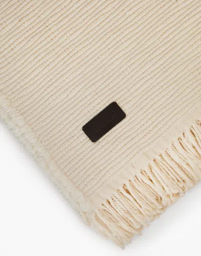 Herno Habita Bouclé Blanket In Brown