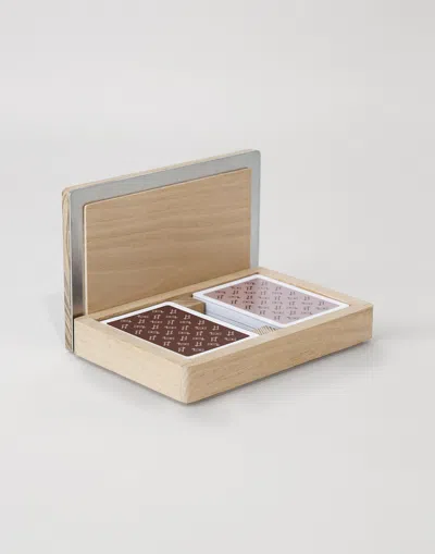 Herno Habita Table Box With Playing Cards In Neutral