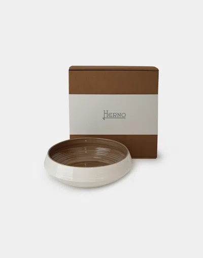 Herno Habita Versatile Ceramic Bowl In Brown