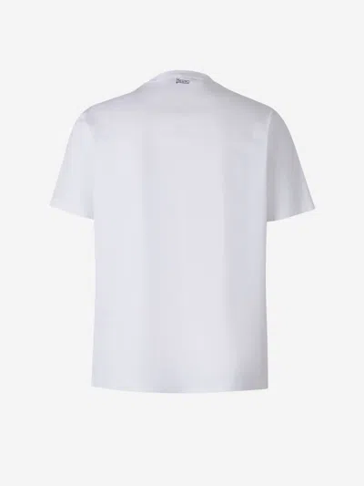 Herno Crewneck Jersey T-shirt In White