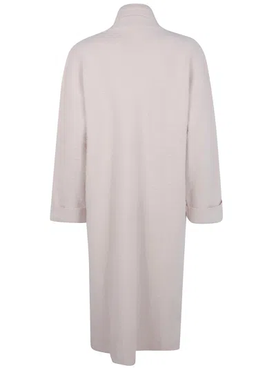 Blugirl Fur Long Knit Cardigan In Neutral