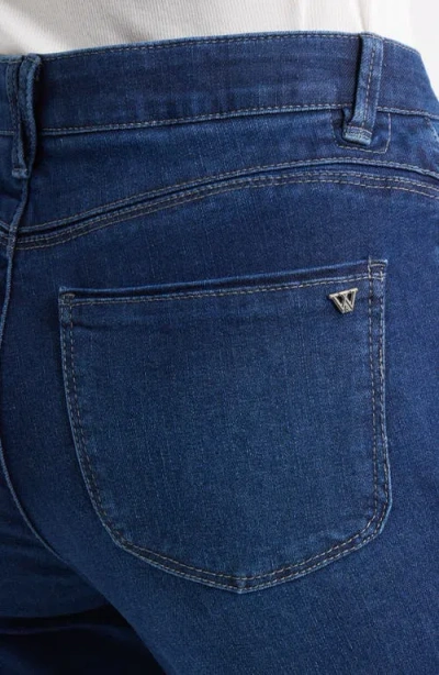 Wit & Wisdom Brittany High Waist Itty Bitty Bootcut Jeans In Blue