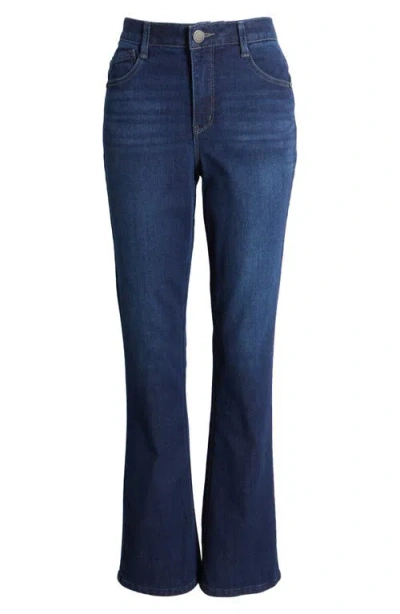 Wit & Wisdom Brittany High Waist Itty Bitty Bootcut Jeans In Blue