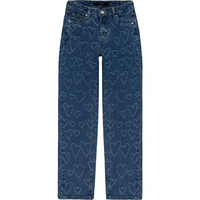 Joe's Jeans Kids' Sadie Relaxed Fit Straight Leg Jeans In Blue