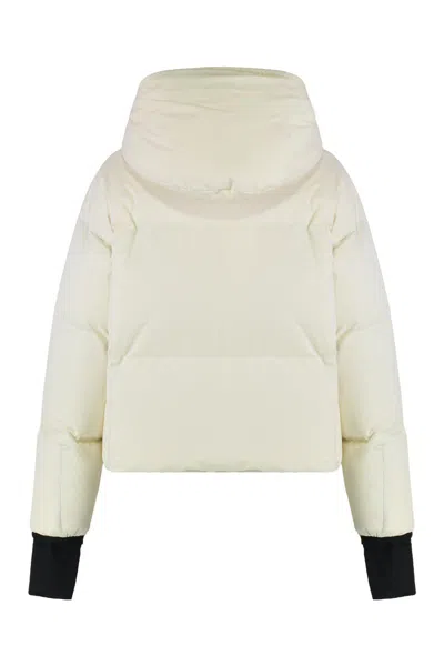 Moncler Grenoble Ski Jacket Allesaz With Hood In Yellow
