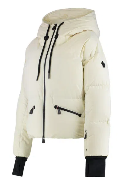 Moncler Grenoble Ski Jacket Allesaz With Hood In Yellow