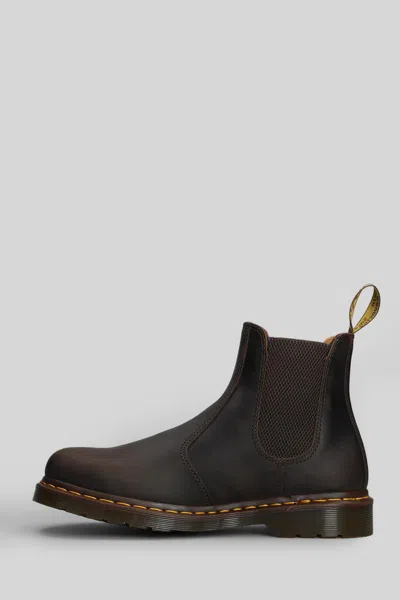 Dr. Martens 2976 Ys Combat Boots In Brown