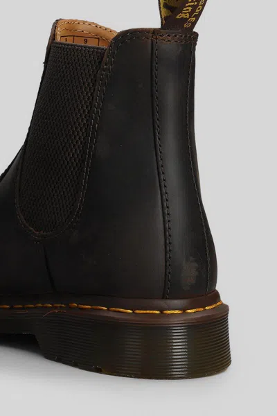 Dr. Martens 2976 Ys Combat Boots In Brown