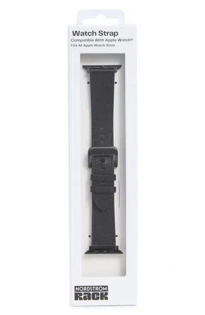 Nordstrom Rack Leather Apple Watch® Watchband In Multi