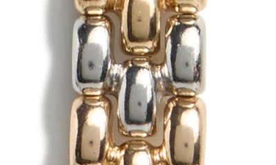 Nordstrom Rack Two-tone Apple Watch® Watchband In Gold