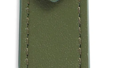 Nordstrom Rack Leather Apple Watch® Watchband In Green