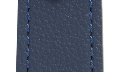 Nordstrom Rack Leather Apple Watch® Watchband In Blue