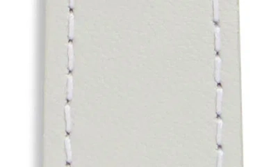 Nordstrom Rack Leather Apple Watch® Watchband In Metallic