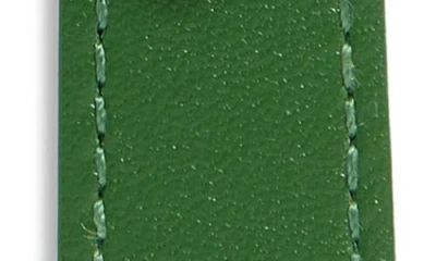 Nordstrom Rack Leather Apple Watch® Watchband In Green