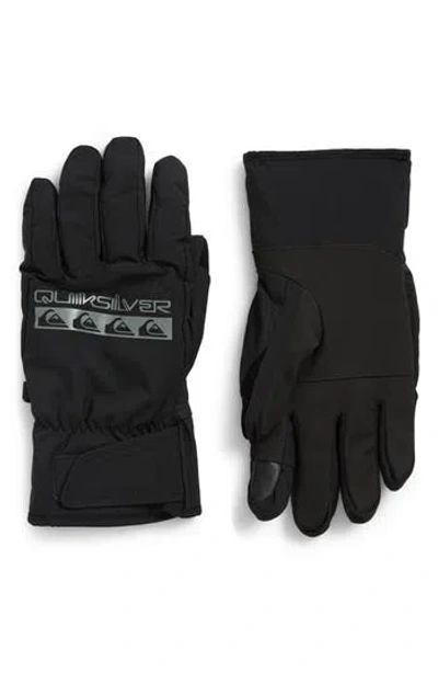 Quiksilver Cross Gloves In Black