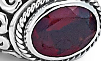 Samuel B. Oval Blue Topaz Open Cuff Bracelet In Metallic