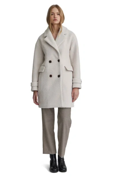 Nvlt Mixed Media Coat In Neutral